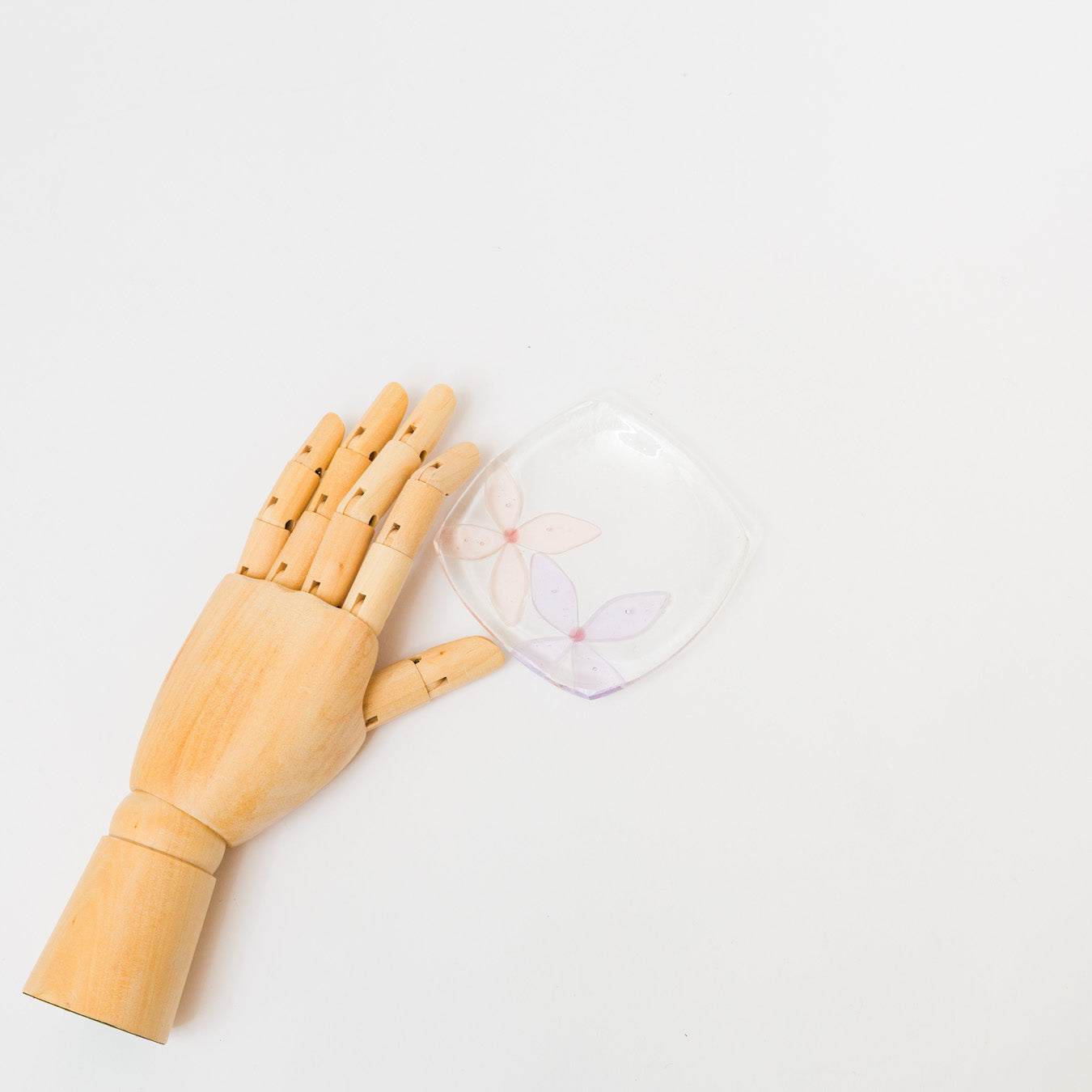 Sasaki shoko Glass works-角小皿-5