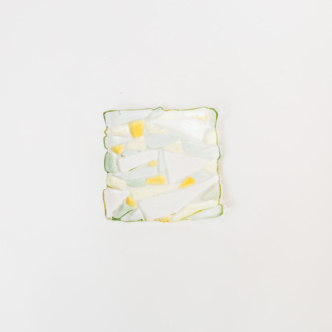 Sasaki shoko Glass works-マーブル角皿<B>