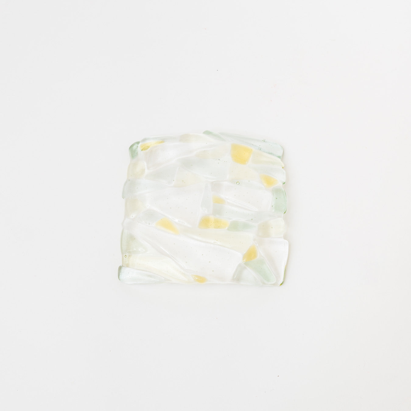 Sasaki shoko Glass works-マーブル角皿<B>