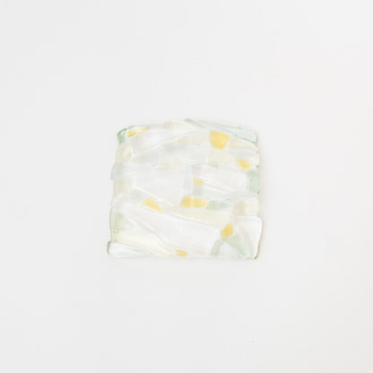 Sasaki shoko Glass works-マーブル角皿<B>