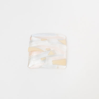 Sasaki shoko Glass works-マーブル角皿<C>