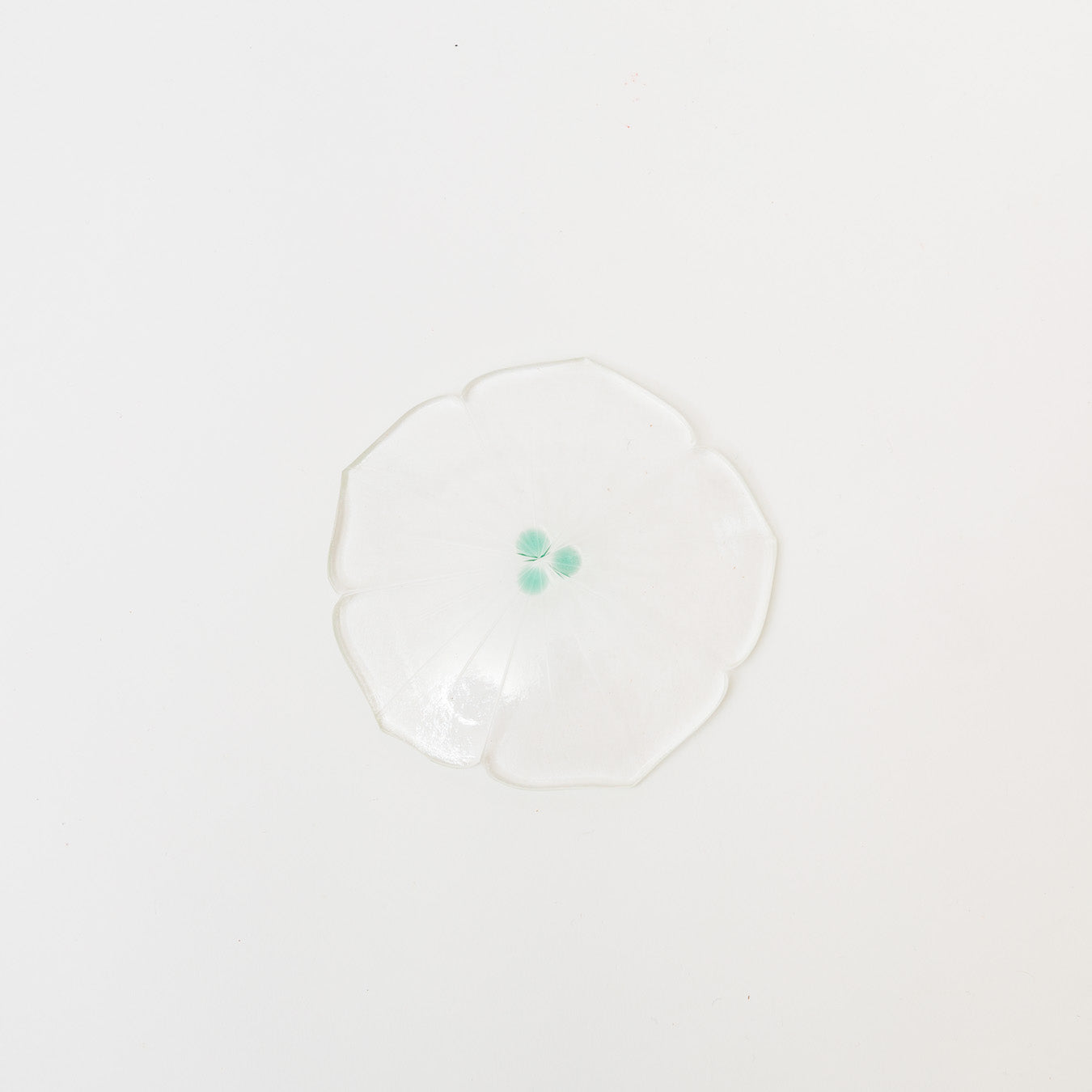 Sasaki shoko Glass works-花形小皿-1