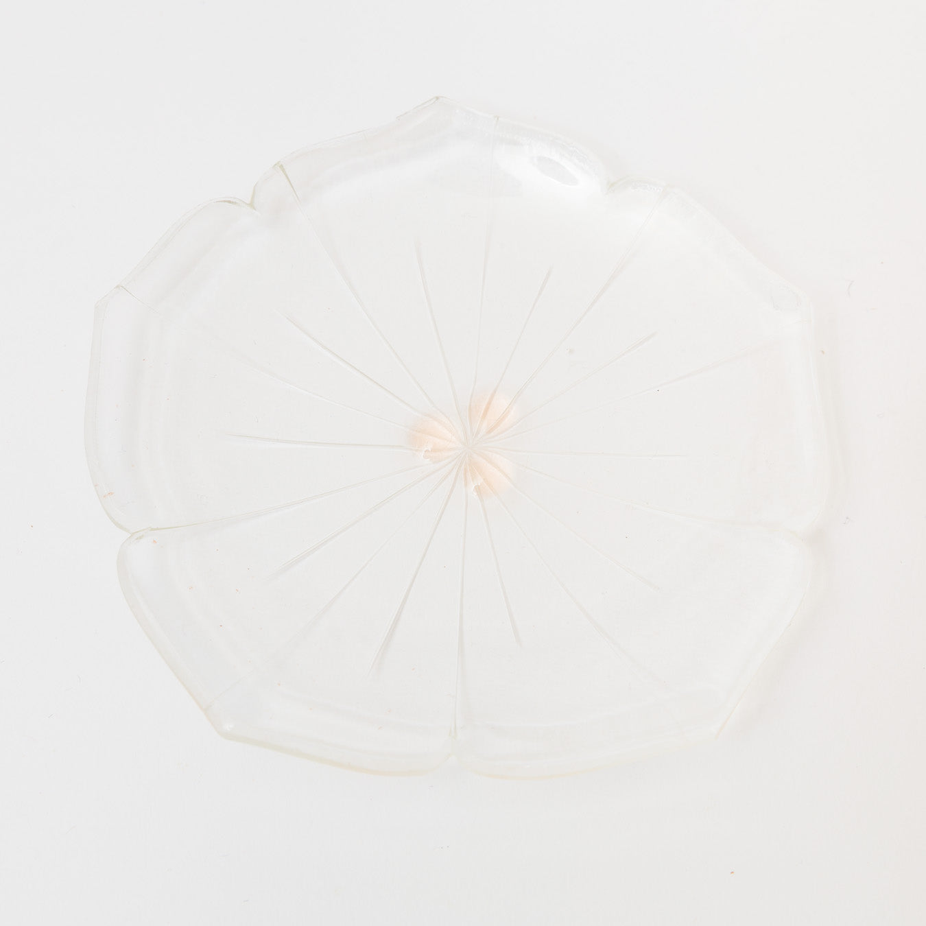 Sasaki shoko Glass works-花形小皿-2
