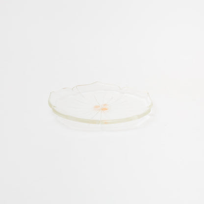 Sasaki shoko Glass works-花形小皿-2