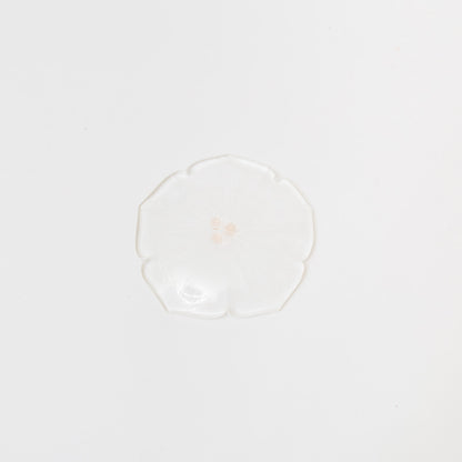Sasaki shoko Glass works-花形小皿-2