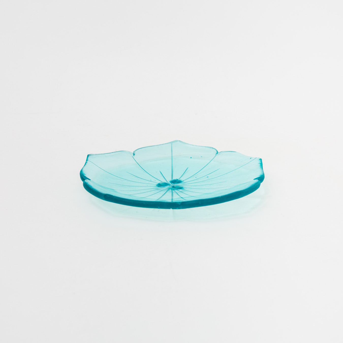 Sasaki shoko Glass works-花形小皿-3