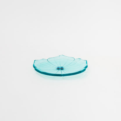 Sasaki shoko Glass works-花形小皿-4