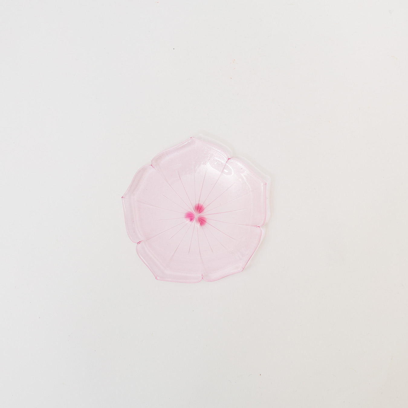 Sasaki shoko Glass works-花形小皿-6