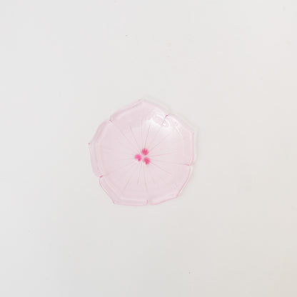 Sasaki shoko Glass works-花形小皿-6