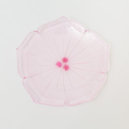 Sasaki shoko Glass works-花形小皿-6