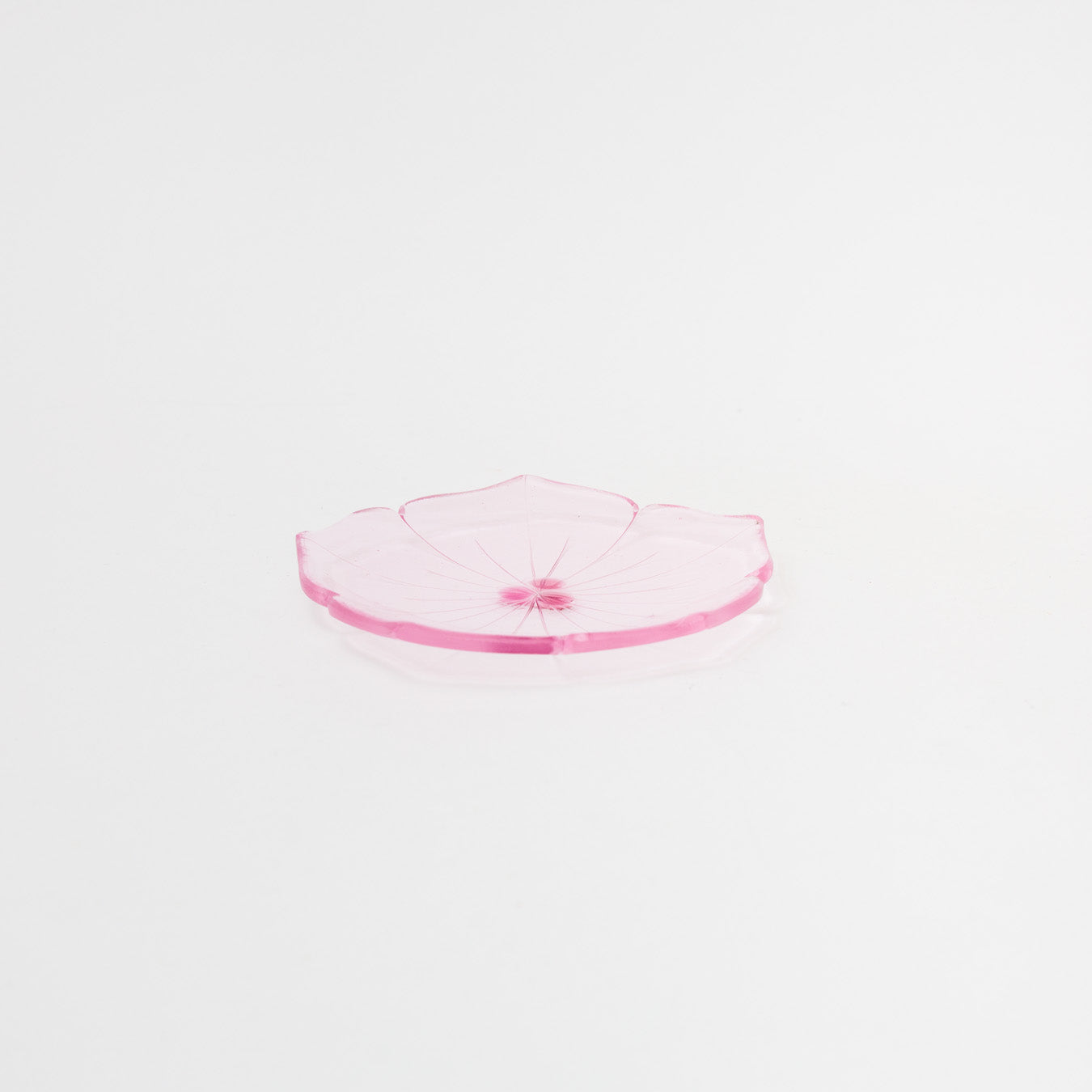 Sasaki shoko Glass works-花形小皿-6