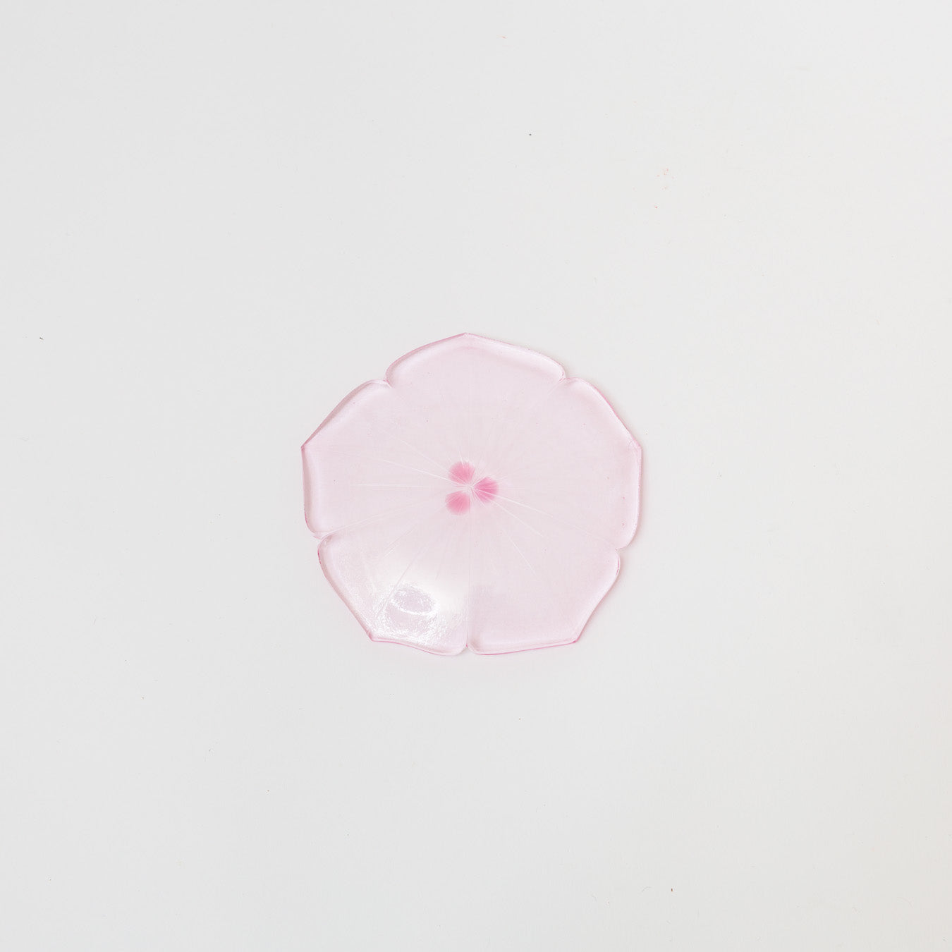 Sasaki shoko Glass works-花形小皿-6