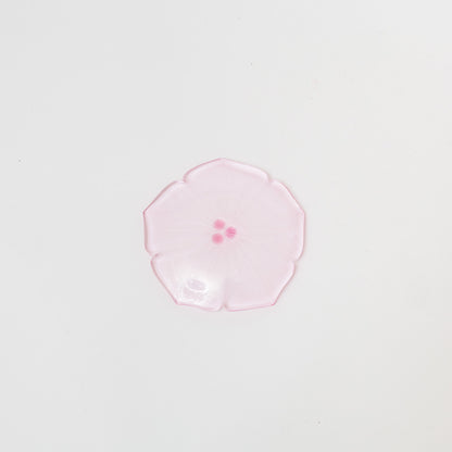 Sasaki shoko Glass works-花形小皿-6