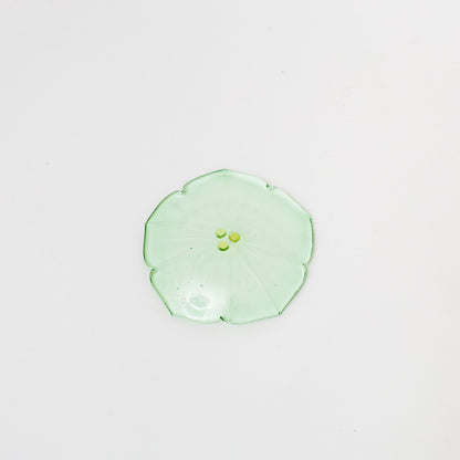 Sasaki shoko Glass works-花形小皿-7