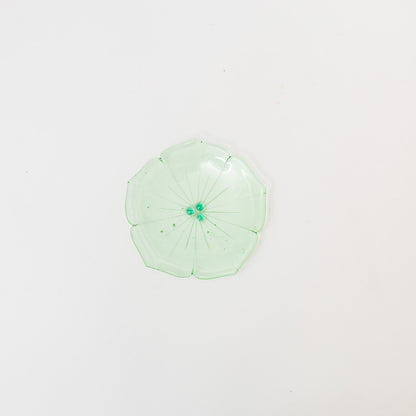 Sasaki shoko Glass works-花形小皿-8