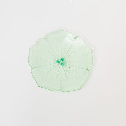 Sasaki shoko Glass works-花形小皿-8