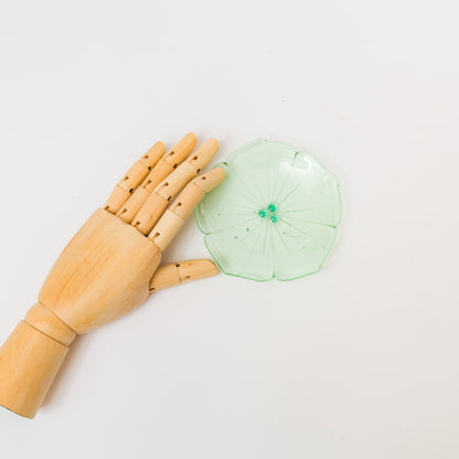 Sasaki shoko Glass works-花形小皿-8