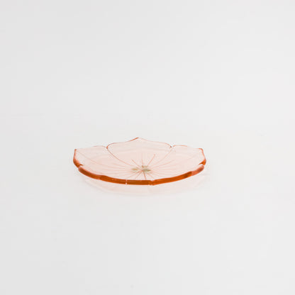 Sasaki shoko Glass works-花形小皿-10