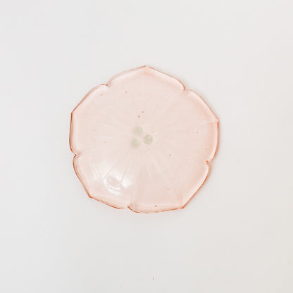 Sasaki shoko Glass works-花形小皿-10