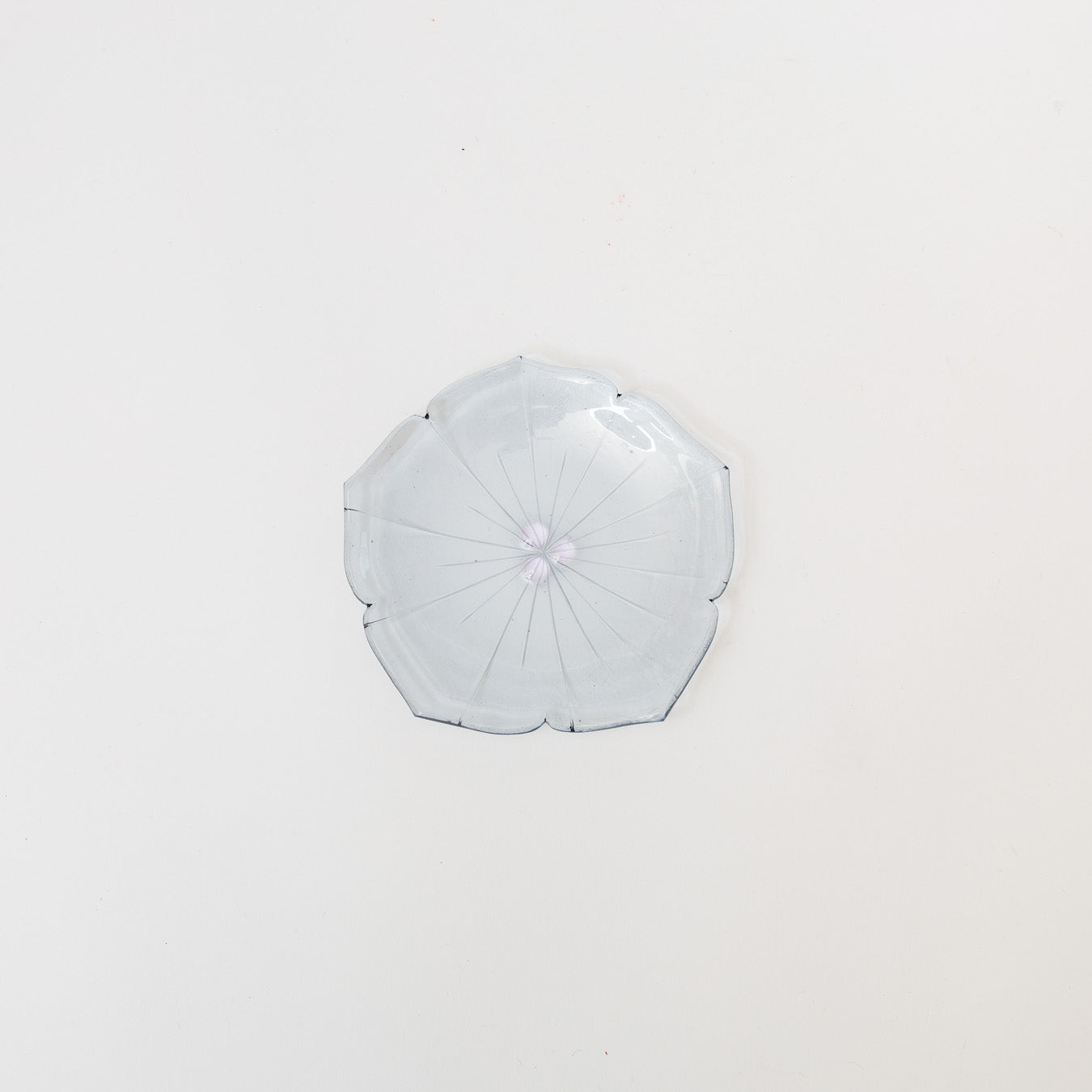 Sasaki shoko Glass works-花形小皿-11