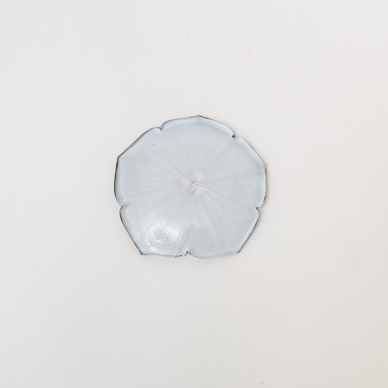 Sasaki shoko Glass works-花形小皿-11