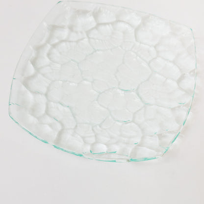 Sasaki shoko Glass works-型板硝子　中皿-1