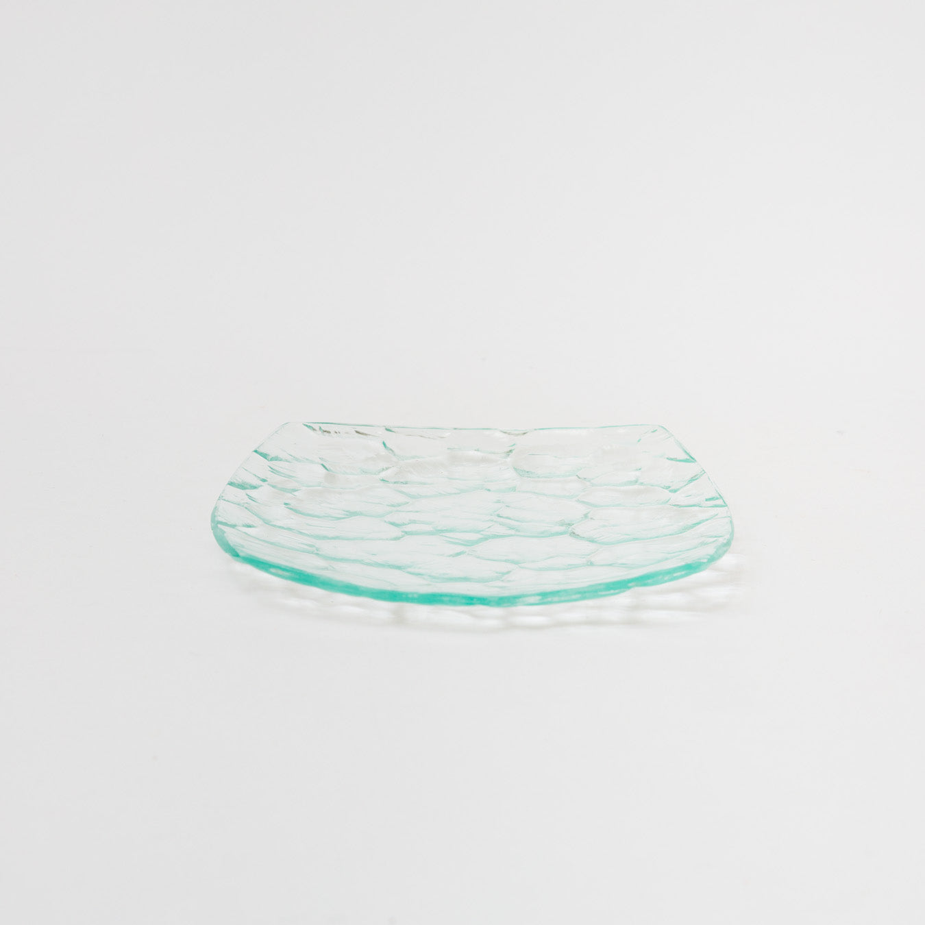 Sasaki shoko Glass works-型板硝子　中皿-1