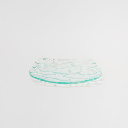 Sasaki shoko Glass works-型板硝子　中皿-1
