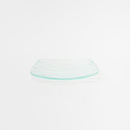 Sasaki shoko Glass works-型板硝子　中皿-3