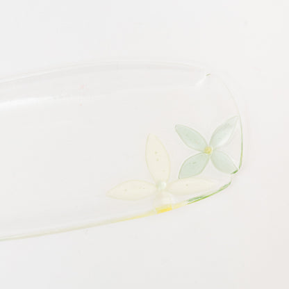 Sasaki shoko Glass works-花形長皿-1