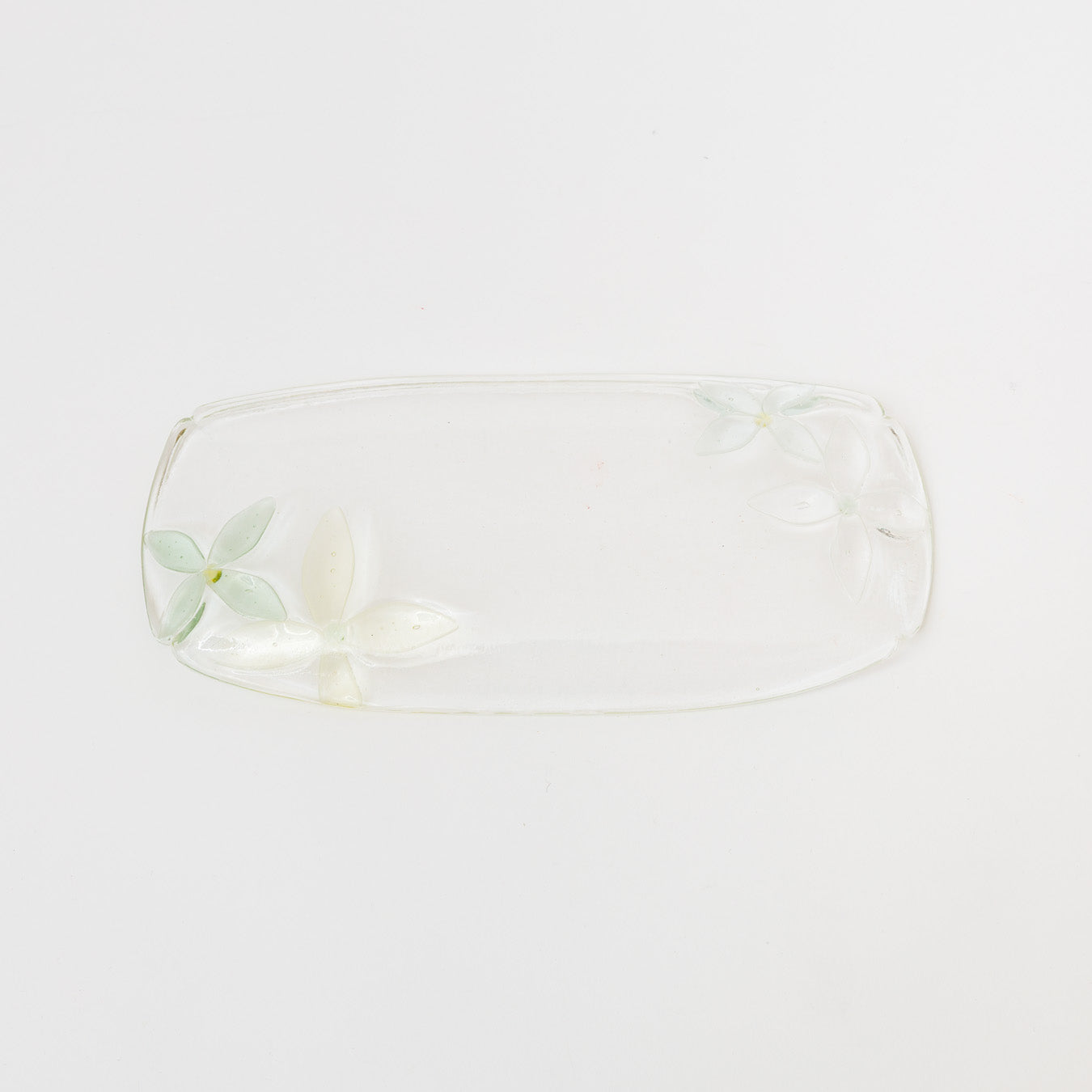 Sasaki shoko Glass works-花形長皿-1