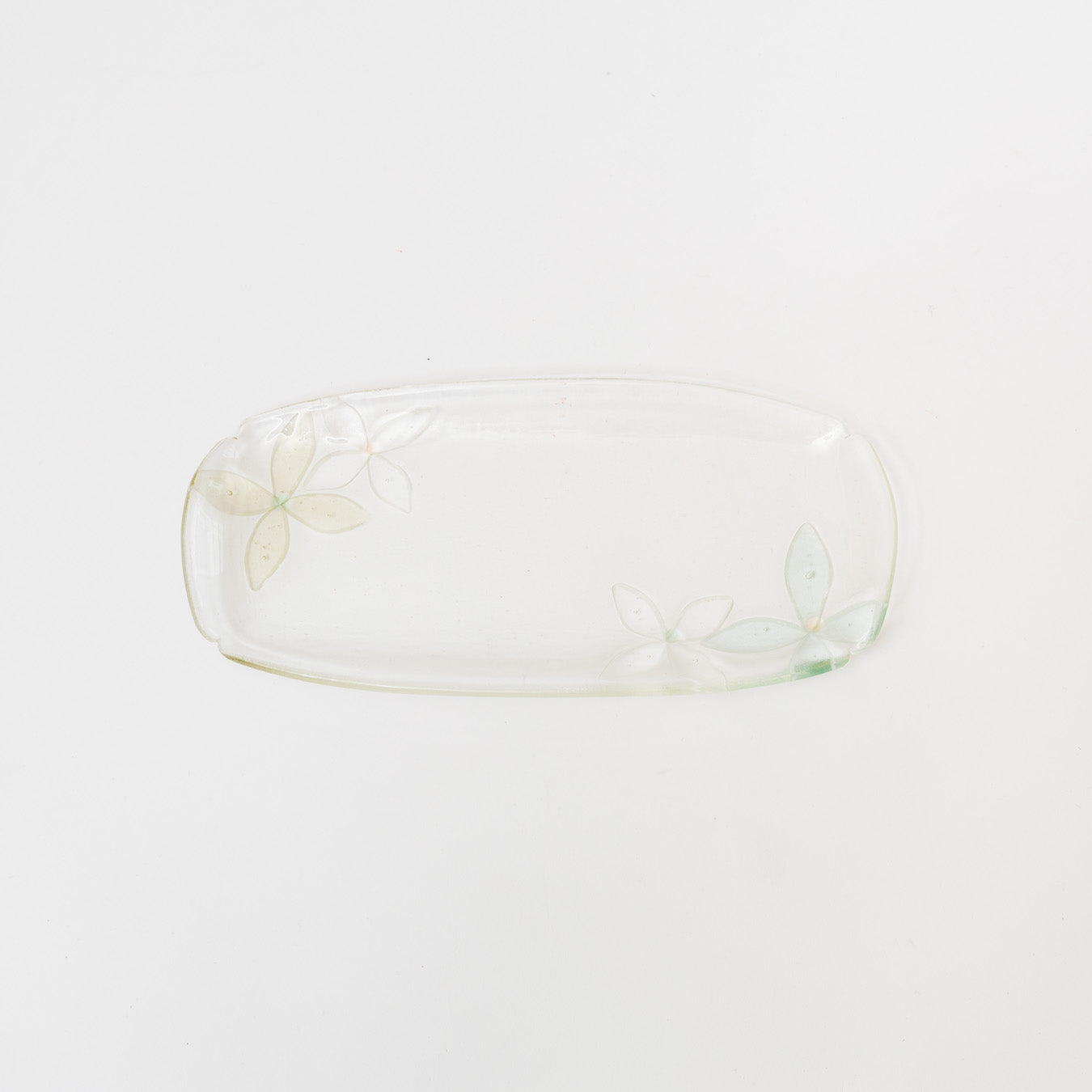 Sasaki shoko Glass works-花形長皿-2