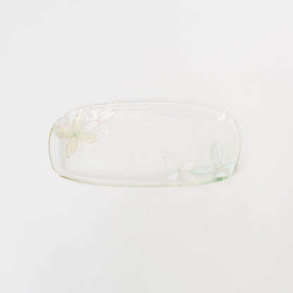 Sasaki shoko Glass works-花形長皿-2