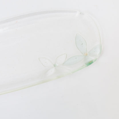 Sasaki shoko Glass works-花形長皿-2