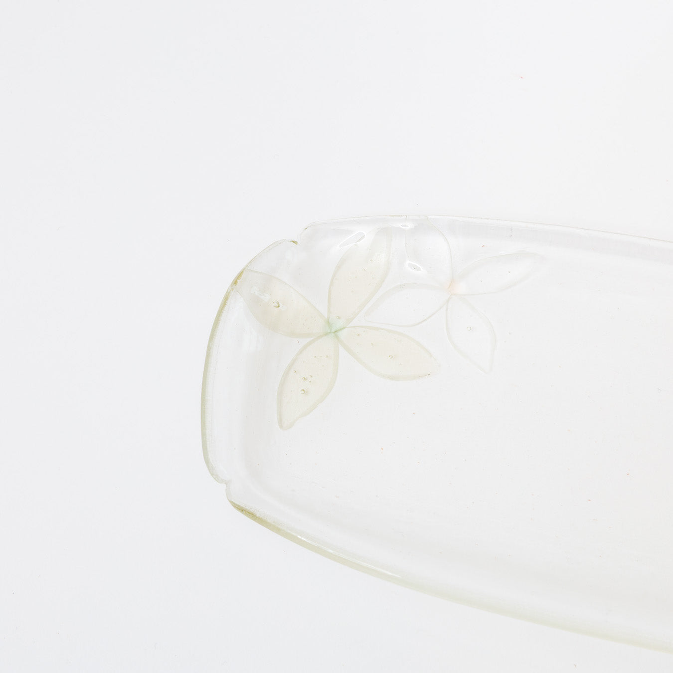 Sasaki shoko Glass works-花形長皿-2