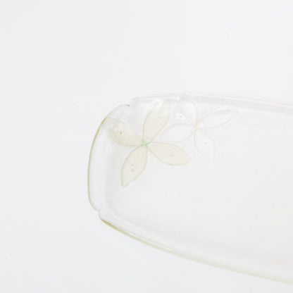 Sasaki shoko Glass works-花形長皿-2