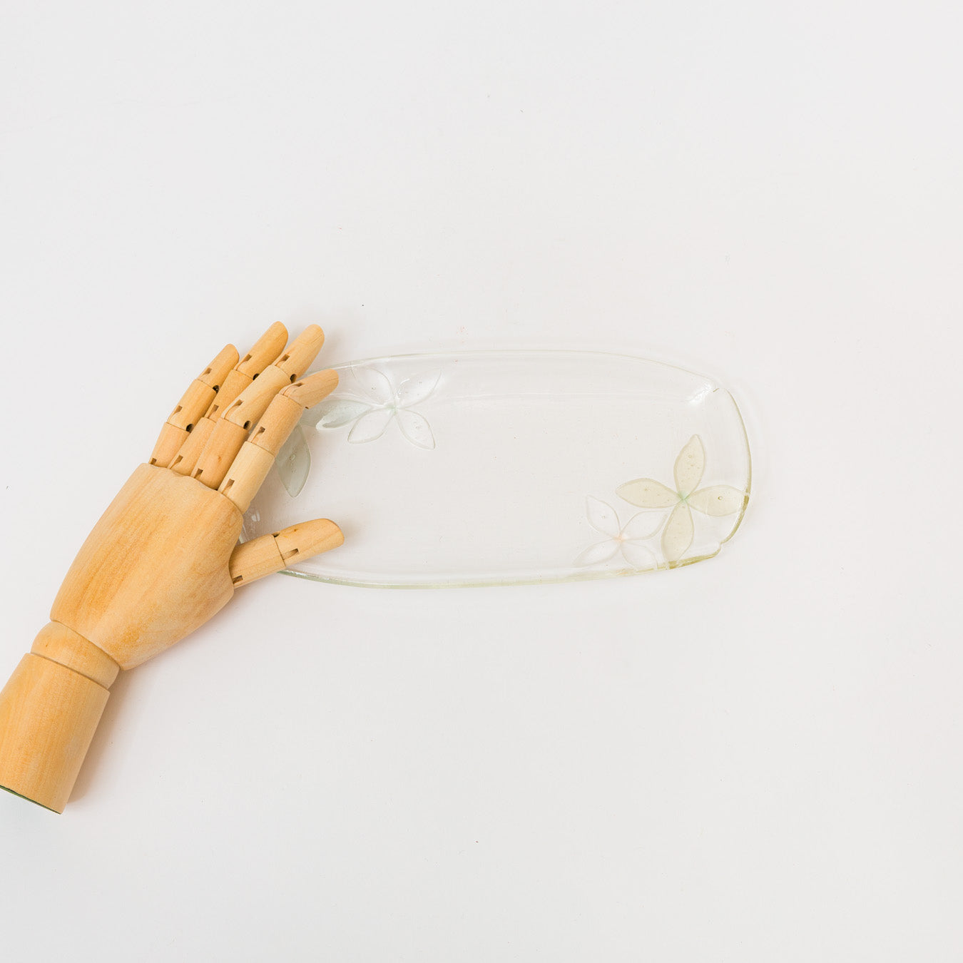 Sasaki shoko Glass works-花形長皿-2