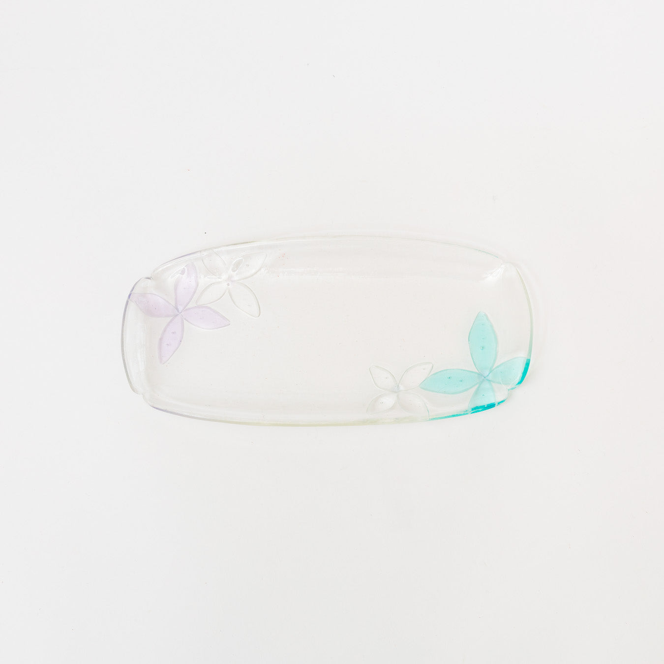 Sasaki shoko Glass works-花形長皿-3