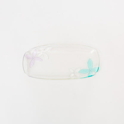 Sasaki shoko Glass works-花形長皿-3