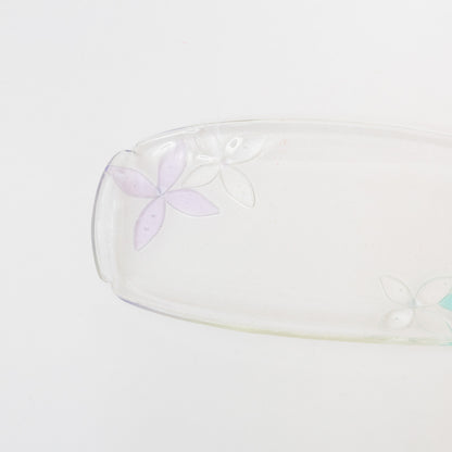 Sasaki shoko Glass works-花形長皿-3