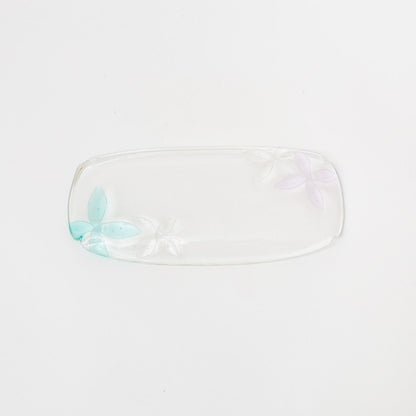 Sasaki shoko Glass works-花形長皿-3