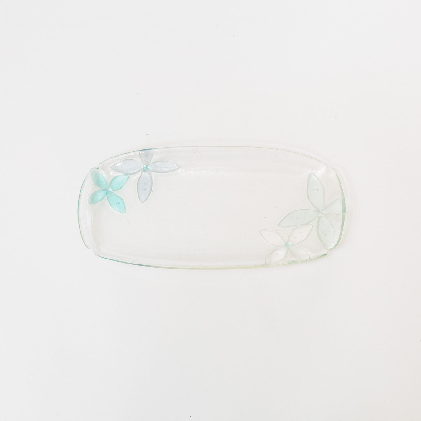 Sasaki shoko Glass works-花形長皿-4