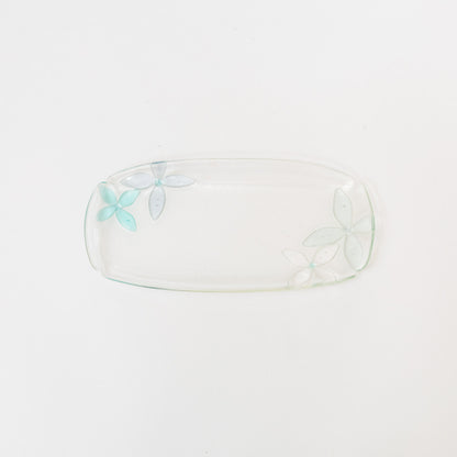 Sasaki shoko Glass works-花形長皿-4