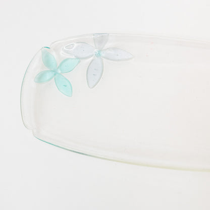 Sasaki shoko Glass works-花形長皿-4