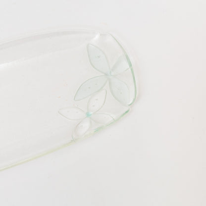 Sasaki shoko Glass works-花形長皿-4