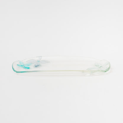 Sasaki shoko Glass works-花形長皿-4