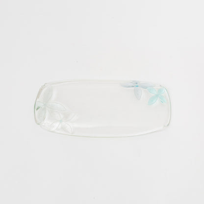Sasaki shoko Glass works-花形長皿-4