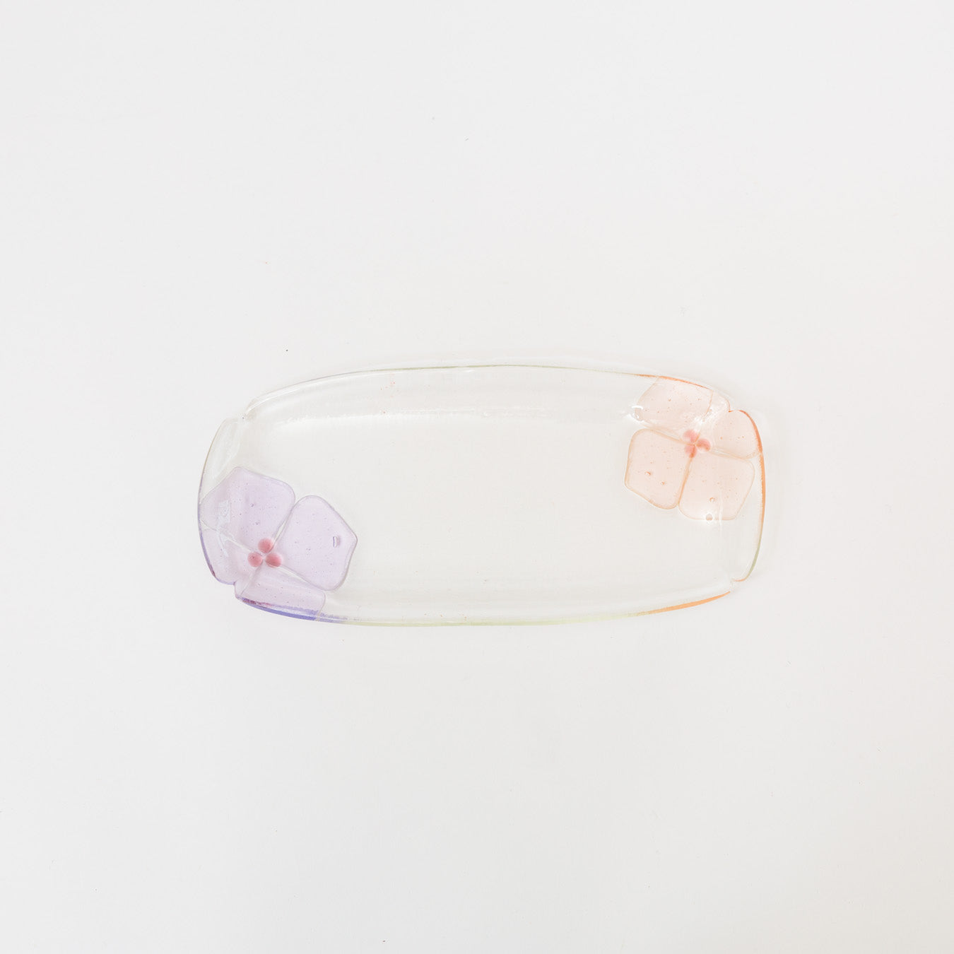 Sasaki shoko Glass works-花形長皿-5
