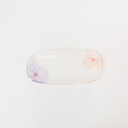 Sasaki shoko Glass works-花形長皿-5