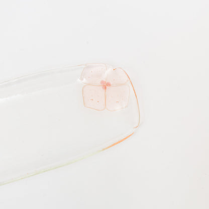 Sasaki shoko Glass works-花形長皿-5